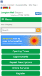 Mobile Screenshot of longton-hall-surgery.nhs.uk